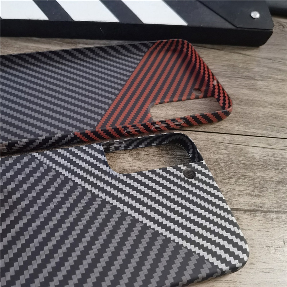 Ốp Điện Thoại Sợi Carbon Cứng Siêu Mỏng Cho Samsung Galaxy S22 S21+