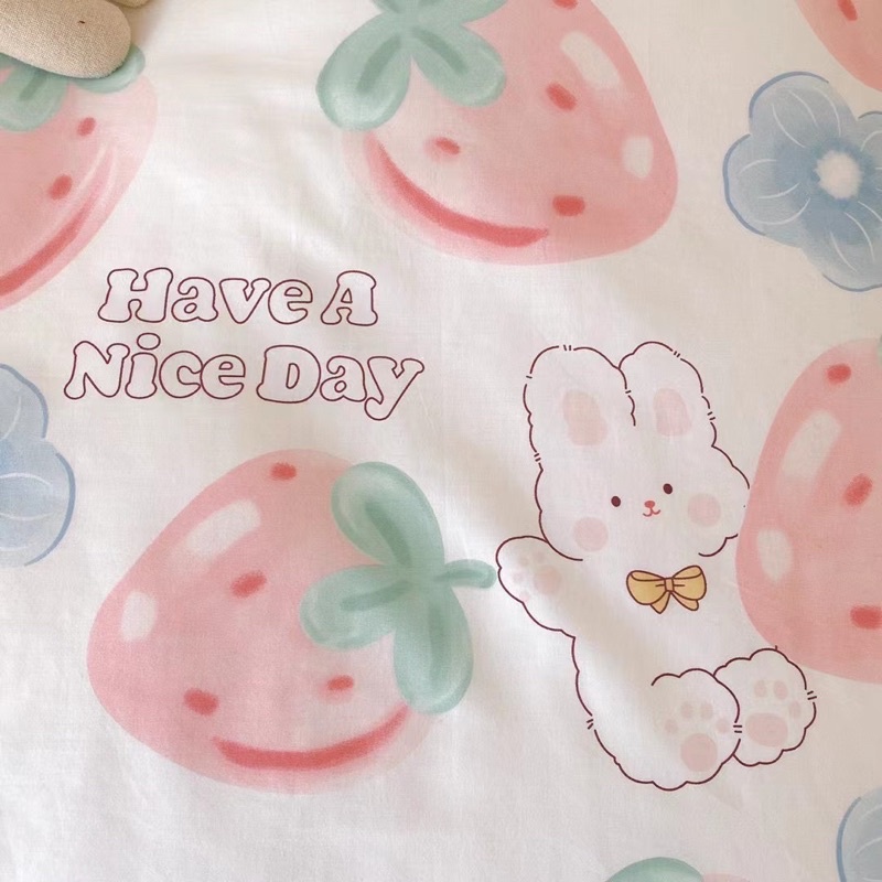 Bộ Chăn Ga Gối ❤️ Cotton living 100% cao cấp đủ size ga giường họa tiết kẻ miễn phí bo chun nhập khẩu Hàn Quốc