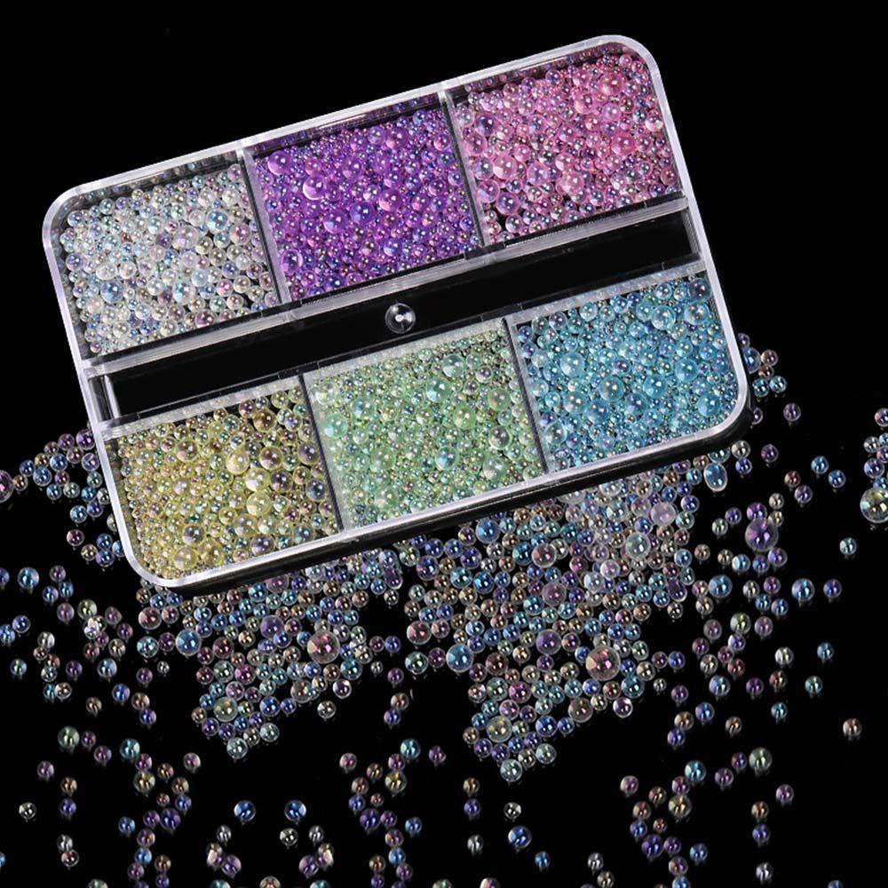 Hạt Nhựa Nhỏ Nhiều Màu Không Xốp Trang Trí Móng Tay DIY|Phụ Kiện Trang Sức Trang Trí Móng Tay Xinh Xắn