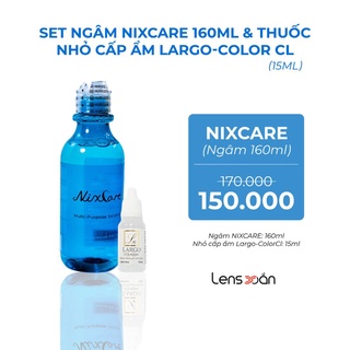 Nước ngâm lens nixcare nhỏ mắt zero seven, rewetting drop, ofresh cushion drop, lagor color cl chính hãng lens xoắn