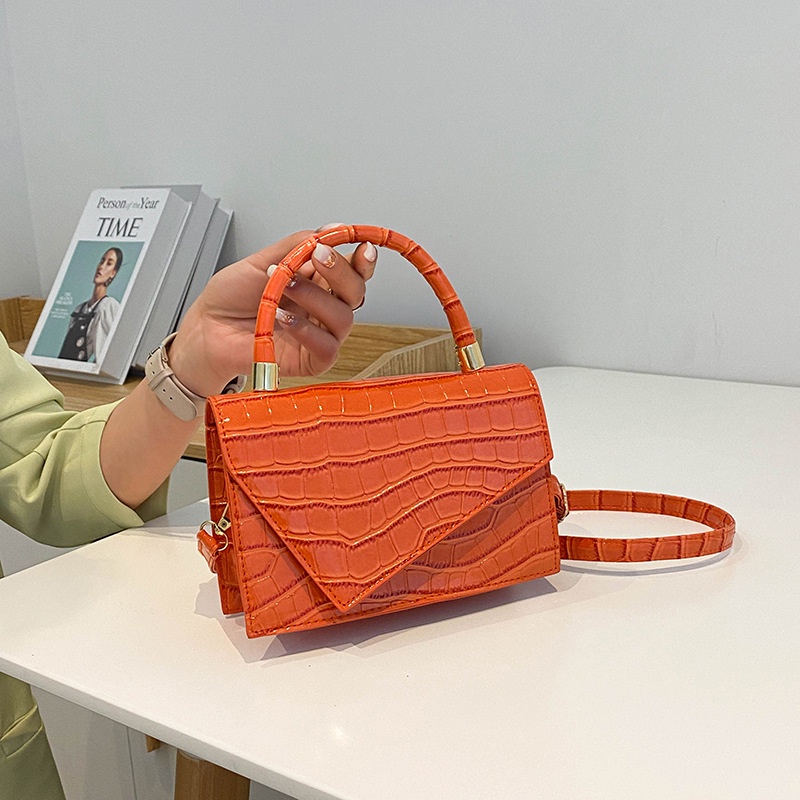 IELGY Túi Đeo Vai Hình Vuông Cỡ Nhỏ Họa Tiết Vân Đá Thời Trang Cho Nữ