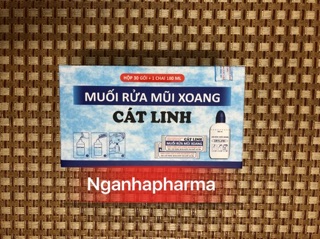 Bình Rửa Mũi Xoang Cát Linh (kèm 30 Gói Muối)