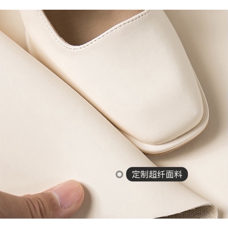 Giày cao gót mũi vuông thời trang xinh xắn cho nữ( sẵn - lẻ size )