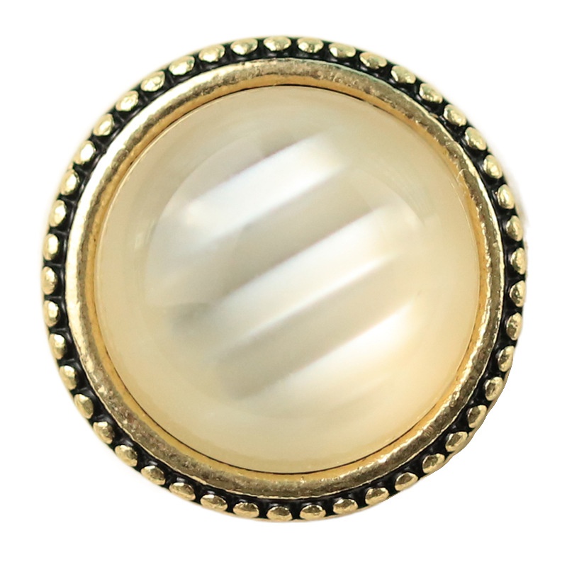 Set 10 Nút Tròn Bằng Kim Loại Phong Cách Vintage Dành Cho Trang Trí Quần Áo