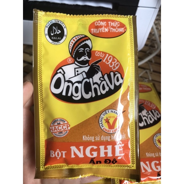 Bột nghệ Ấn Độ hiệu Ông Chà Và gói 20gr