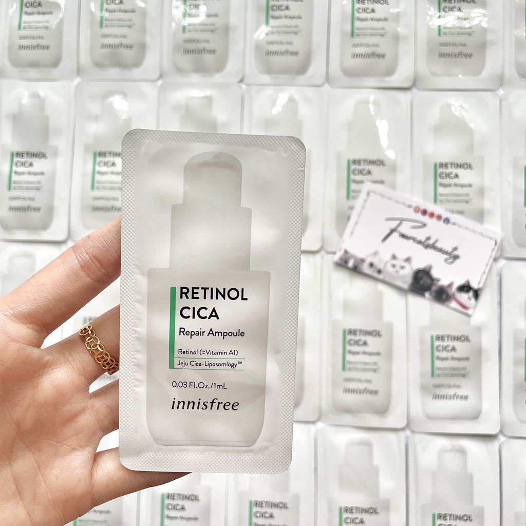 (Minisize &amp; Sample) Tinh Chất Làm Dịu Và Phục Hồi Da Innisfree Retinol Cica Repair Ampoule
