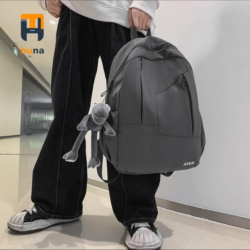 Balo đi học nam nữ HUNA Balo Nữ Đẹp ULZZANG hàn quốc chống nước nhiều ngăn đựng giấy A4 laptop 15,6 inch BL04