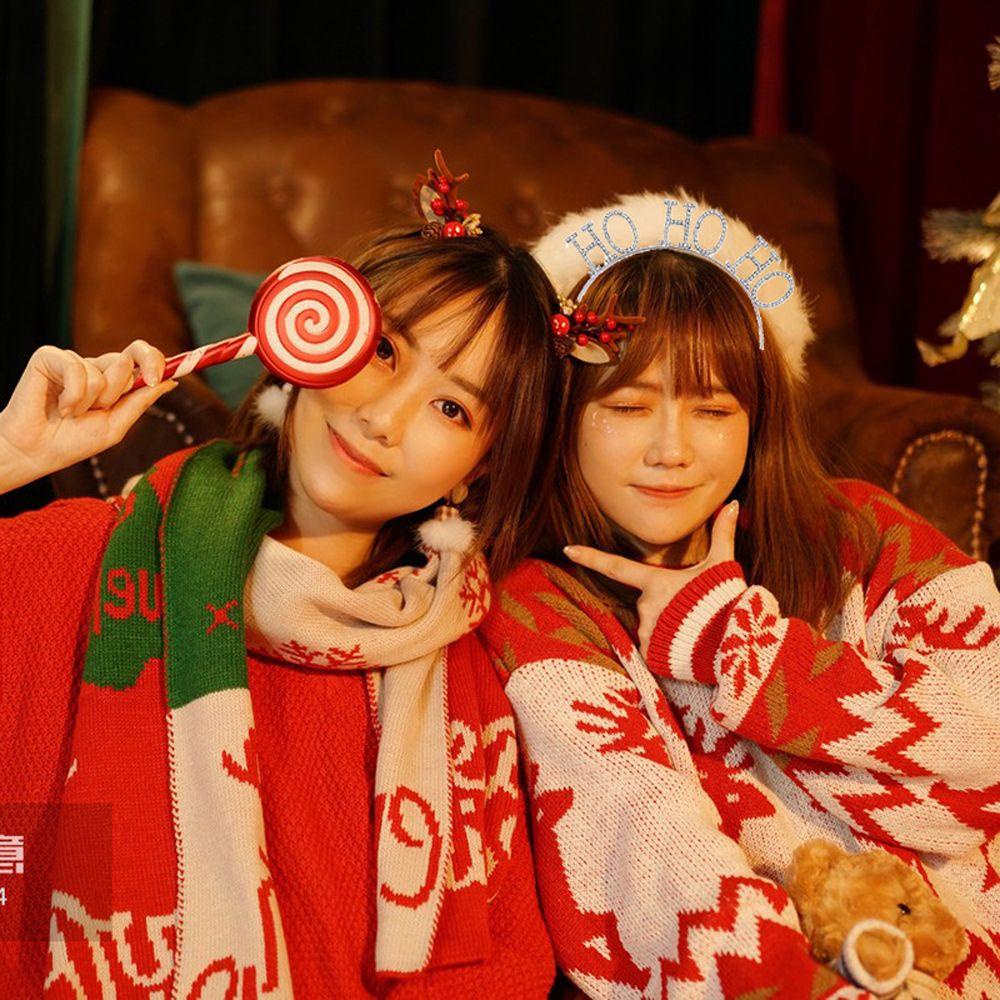 Băng Đô Cài Tóc Chống Trượt Ngọt Ngào Dành Cho Nữ|Băng Đô Hoa Tuyết Hàn Quốc