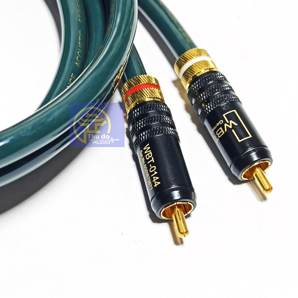 Jack AV WBT Germany Cao cấp - Jack hoa sen khóa vít mạ vàng