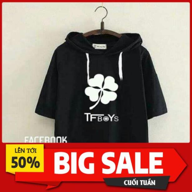 Áo hoodie TFBOYS ngắn tay - in hình theo yêu cầu 2022