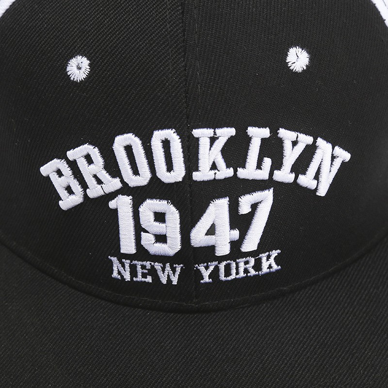 Nón Lưỡi Trai Hip Hop Thêu Chữ 1947 Broklyn