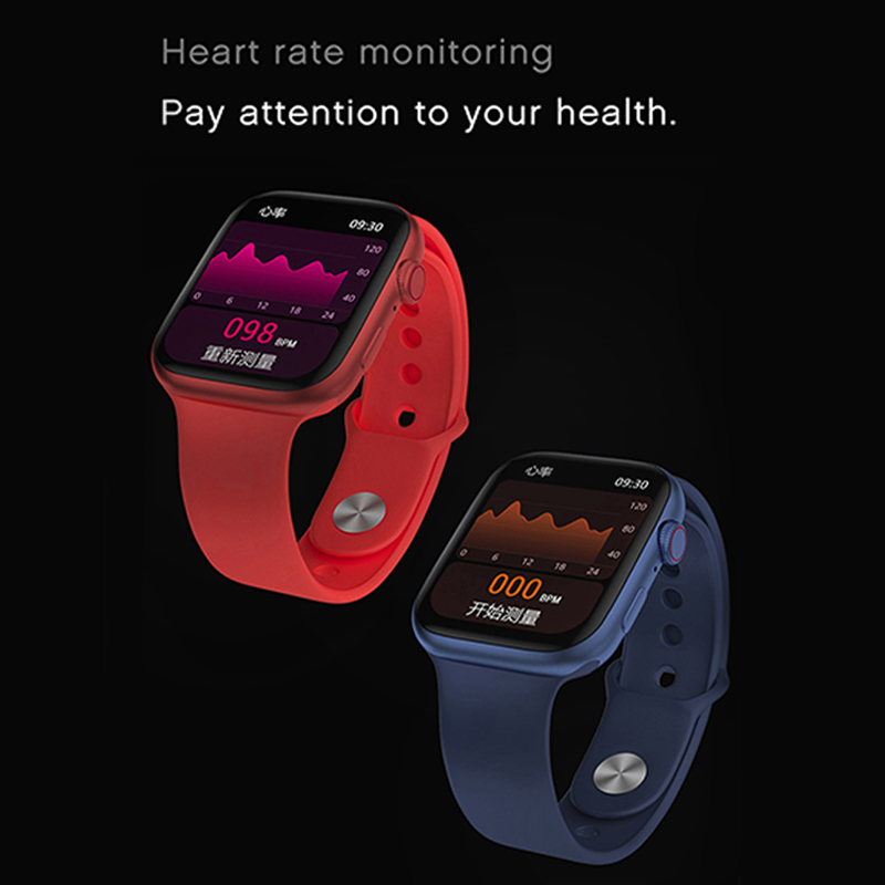 Lykry Smart Watch FK99Plus NEW IWO Square Screen Bluetooth Call IP67 Waterproof Long Standby Heart Rate Blood Pressure Monitoring Fitness Tracker 1.75inch