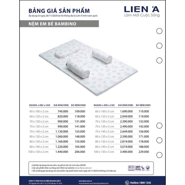 đệm cũi bambino