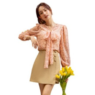 Olv - chân váy esra button skirt