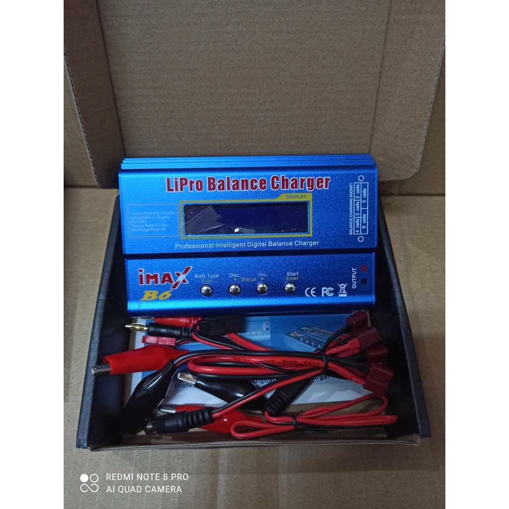 Bộ Sạc Pin Cân Bằng Imax B6 V3 chính hãng SEVENCHIP có chức năng đo nội trở của pin, máy đo dung lương pin Sạc B6V3