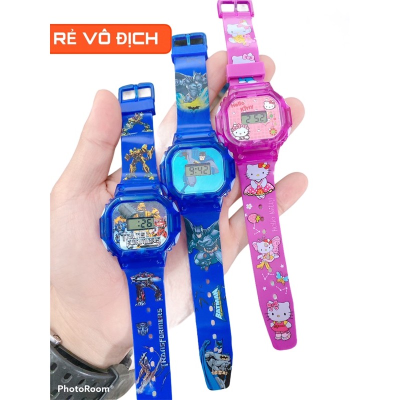 [Mã FAMAYFA2 giảm 10K đơn 50K] [SIÊU RẺ] Đồng hồ trẻ em siêu nhân, pony, kitty, ellsa. Rẻ nhất HCM | BigBuy360 - bigbuy360.vn