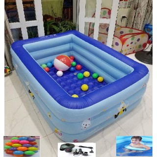 Bể Bơi Phao Bể Bơi 3 Tầng Ngoài Trời Cho Bé Đủ Kích Thước