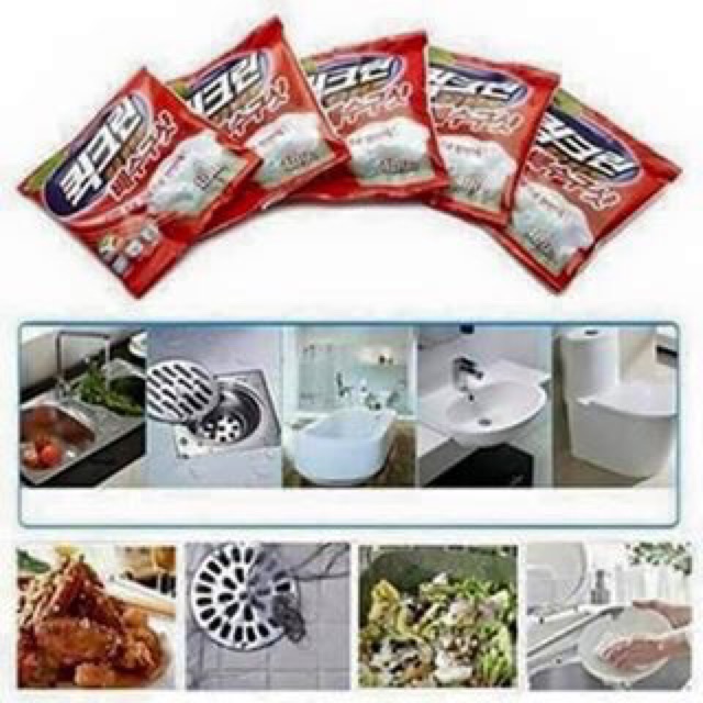 Hộp 5 gói bột thông cống hàn quốc