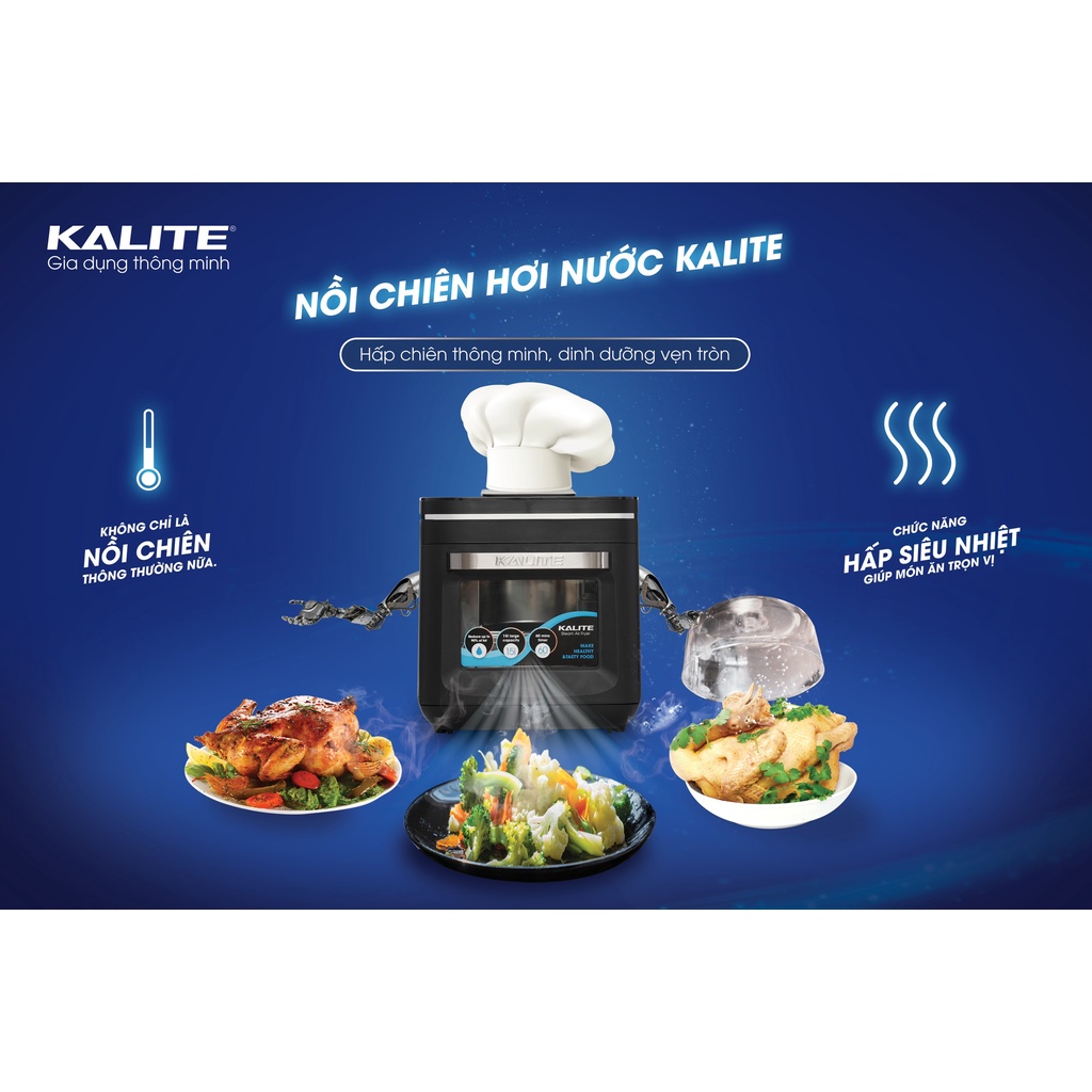 NỒI CHIÊN HƠI NƯỚC KALITE STEAM X