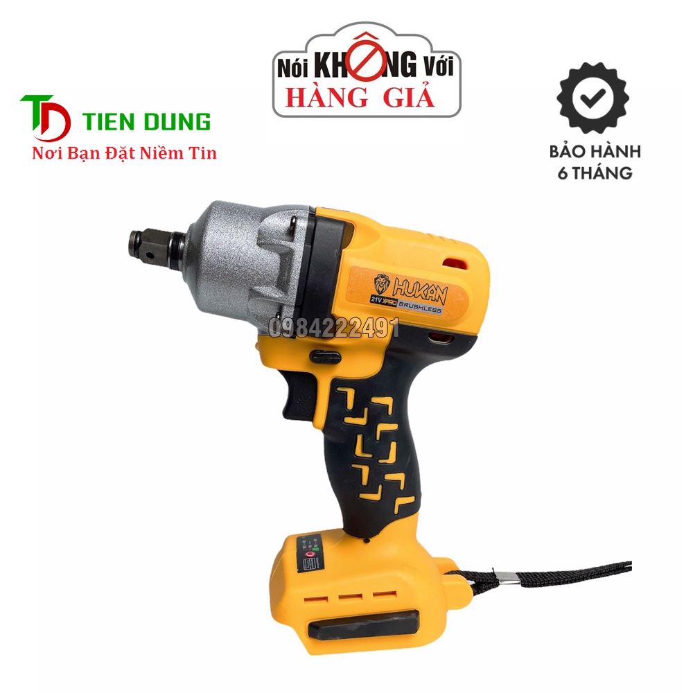 Thân máy siết bulong HUKAN X1 Pro Không Chổi Than chân pin phổ thông