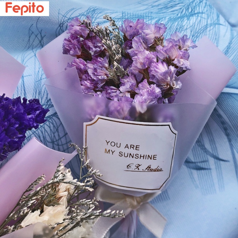 Bó Hoa Gypsophila Khô Tự Nhiên Mini Làm Quà Tặng Valentine