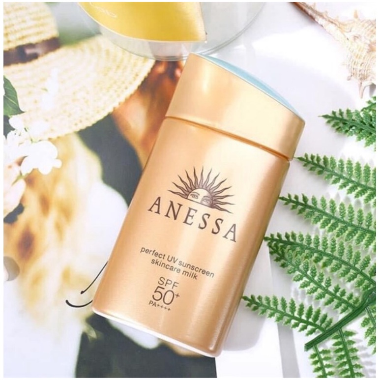 Kem chống nắng anessa mild milk cho da hỗn hợp thiên dầu