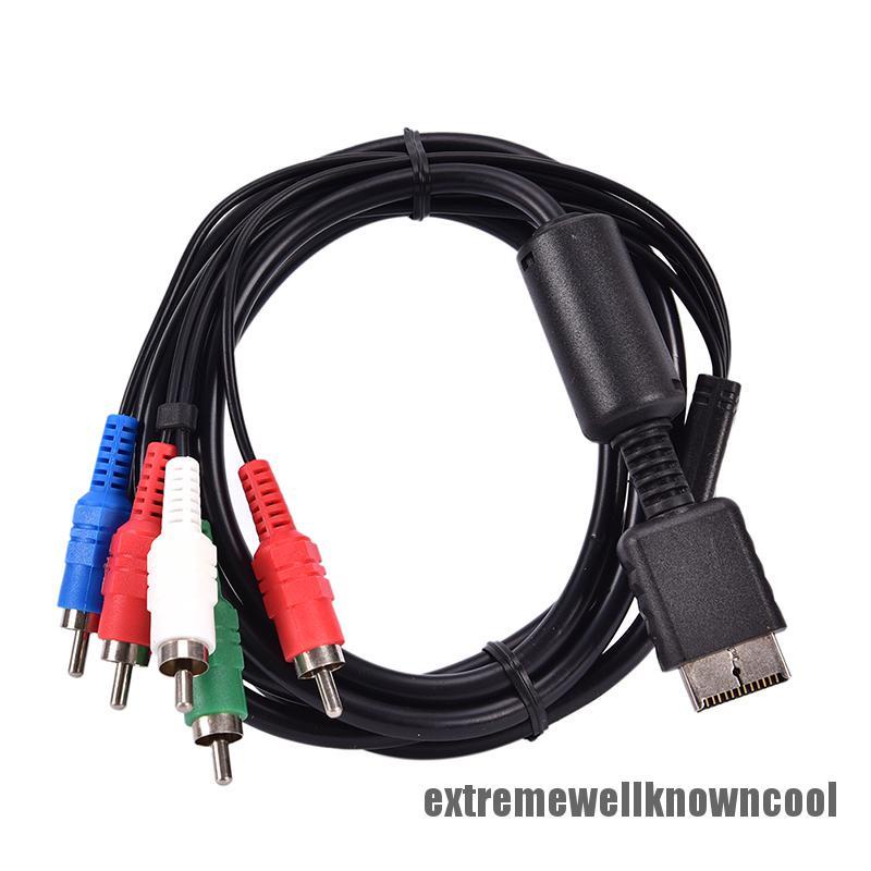 ECVN RCA Component /Composite Cable HD Audio Video Adapter for PS2 PS3 Playstation