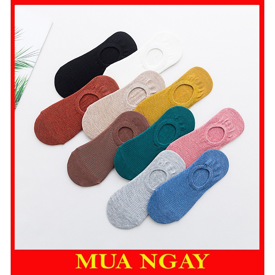 Tất lười nam nữ cổ ngắn vintage hàn quốc TN124