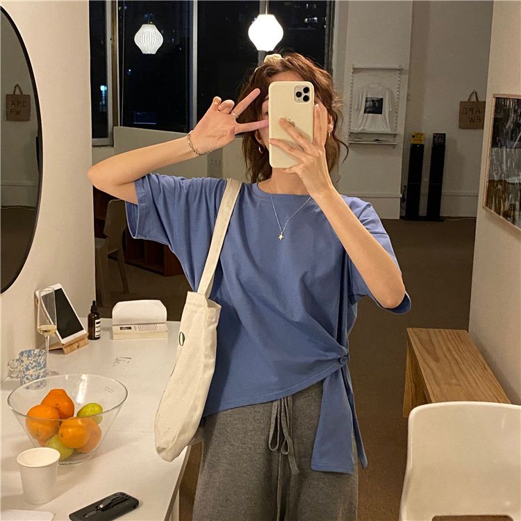 Áo Thun NgắN Tay Cổ TròN ThờI Trang Cho Nữ JL-TX-434