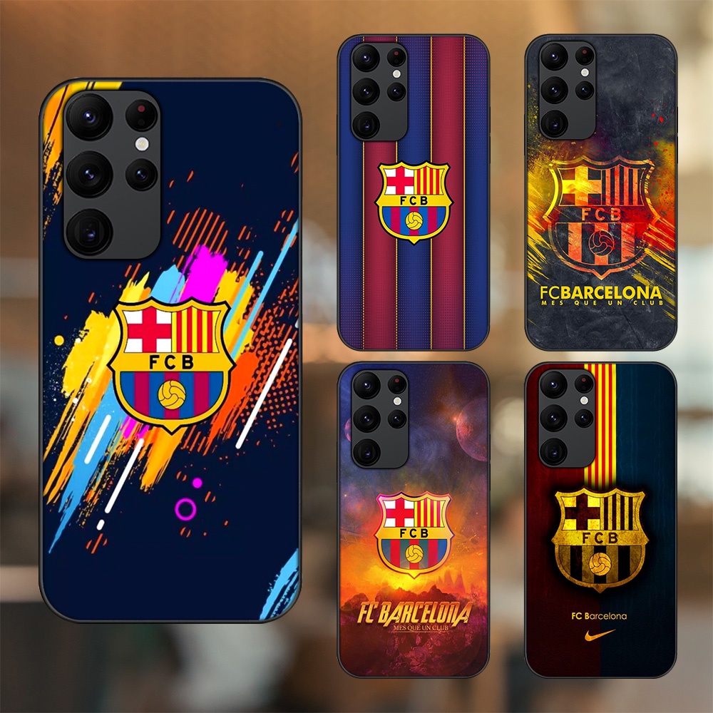 Ốp lưng Samsung S20 Ultra viền đen in hình Barcelona Barca