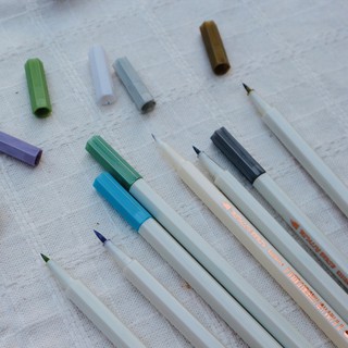 Bút Sta metallic - Bút lông caligraphy ngòi brush 0.4mm