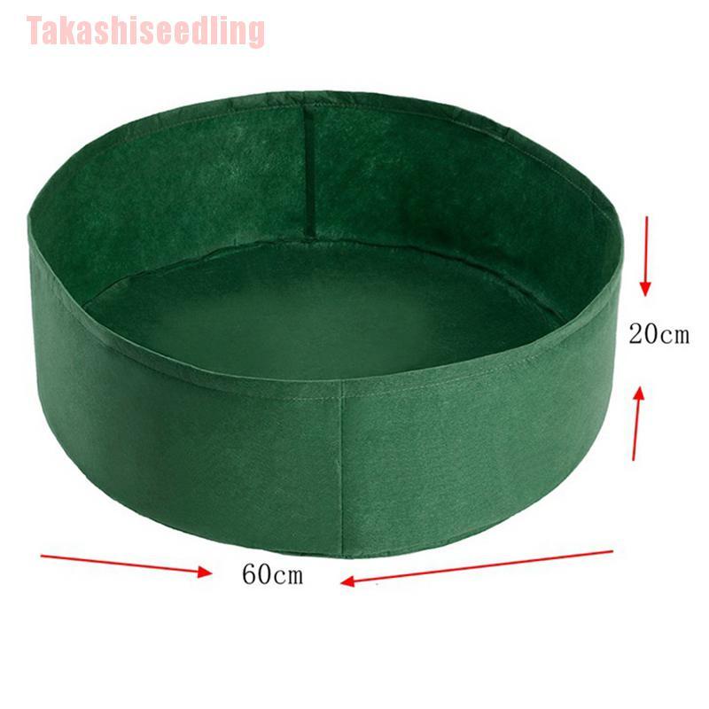 Túi trồng cây hoa rau củ hình tròn tiện lợi dành cho sân vườn