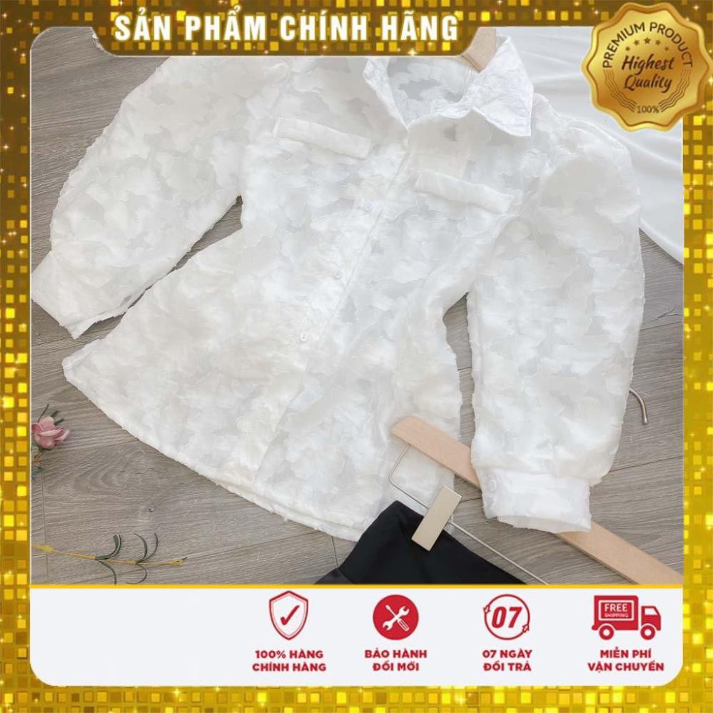 [FLASH_SALE] SET SƠ MI REN NƠ LƯNG + CHÂN VÁY ĐEN - CHẤT LIỆU REN VÂN NỔI CAO CẤP - [HÀNG THIẾT KẾ] | BigBuy360 - bigbuy360.vn