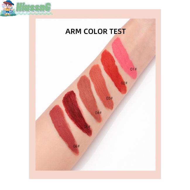 Set Son Lì Kèm Cọ Trang Điểm Lâu Trôi Thiết Kế Hộp Thời Trang