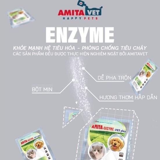 Sữa bột cho chó mèo Gold Milk Pet-Plus 150g Từ AMITAVET giúp chăm sóc thú cưng bổ xung vitamin, đạm, khoáng canxi