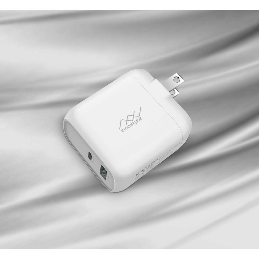 Sạc nhanh Innostyle USB-C PD 18W minigo pro white(IP18-2PDWHI)