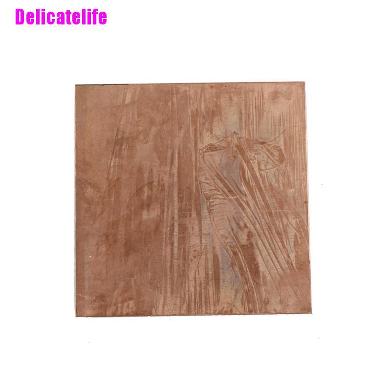 Tấm kim loại đồng nguyên chất 99.9% 100x100x1mm