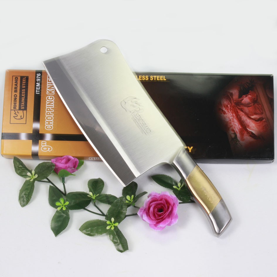 Dao chặt xương cán thép Thái Lan cao cấp Rhino 976 nặng ~ 600 gram
