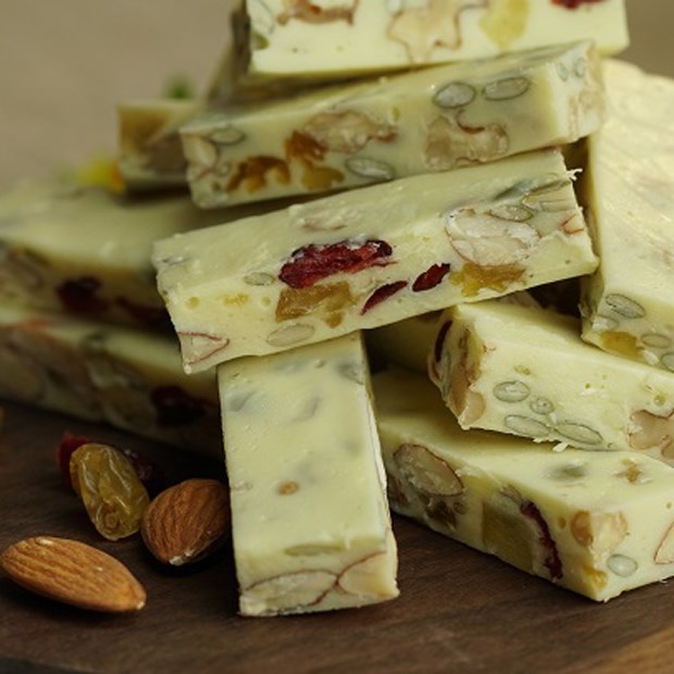 Kẹo Nougat - Kẹo Hạnh Phúc Nhiều Hạt Thơm Ngon Healthy