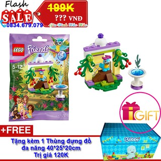 [XẢ HÀNG] Lego Friends 41044 - Đài phun nước của chim vẹt - Tặng kèm Bộ 3 xếp hình