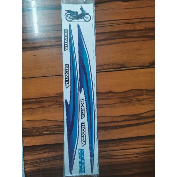 Bộ tem Future 125 và Wave 125i màu xanh 2022