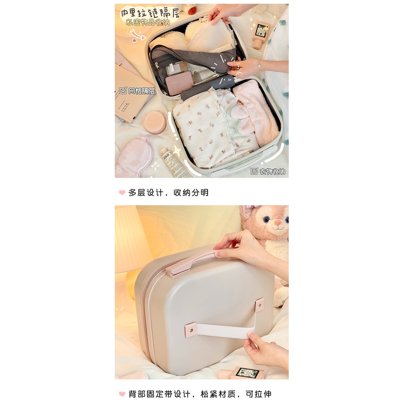 VALI MINI DU LỊCH HOA TULIP 2521