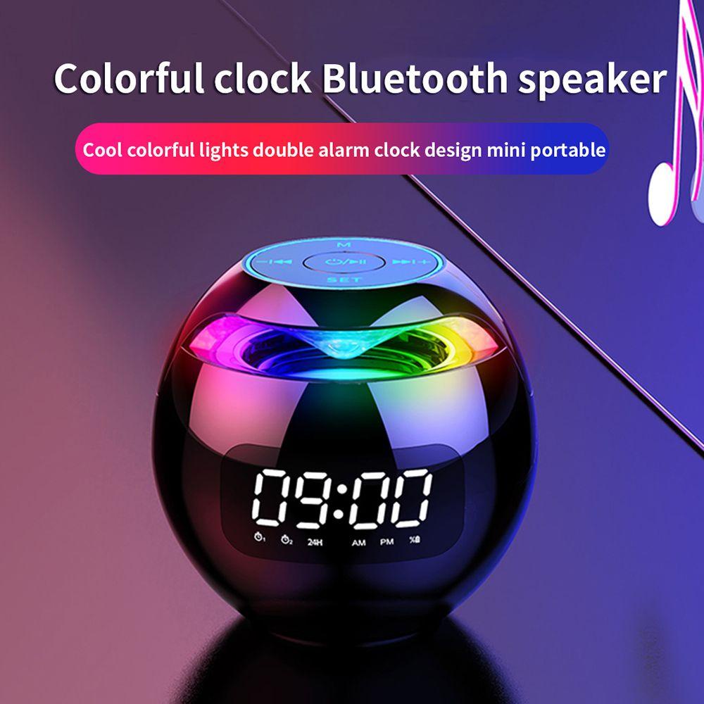 Đồng Hồ Báo Thức Kỹ Thuật Số Không Dây Hình Quả Bóng Đèn LED