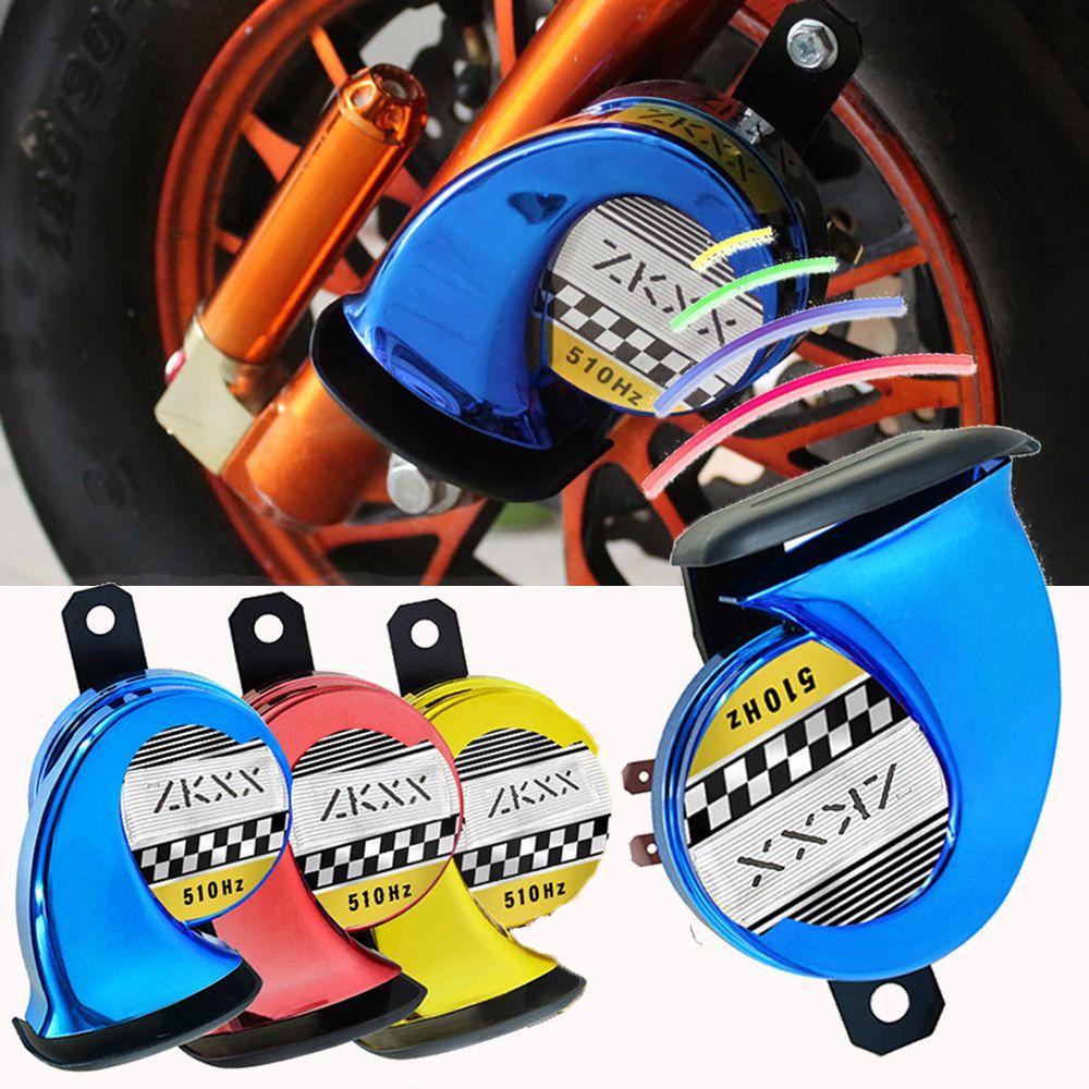EUCA Còi Điện 12V Hình Ốc Sên Nhiều Màu Dễ Lắp Đặt Cho Xe Hơi Xe Máy