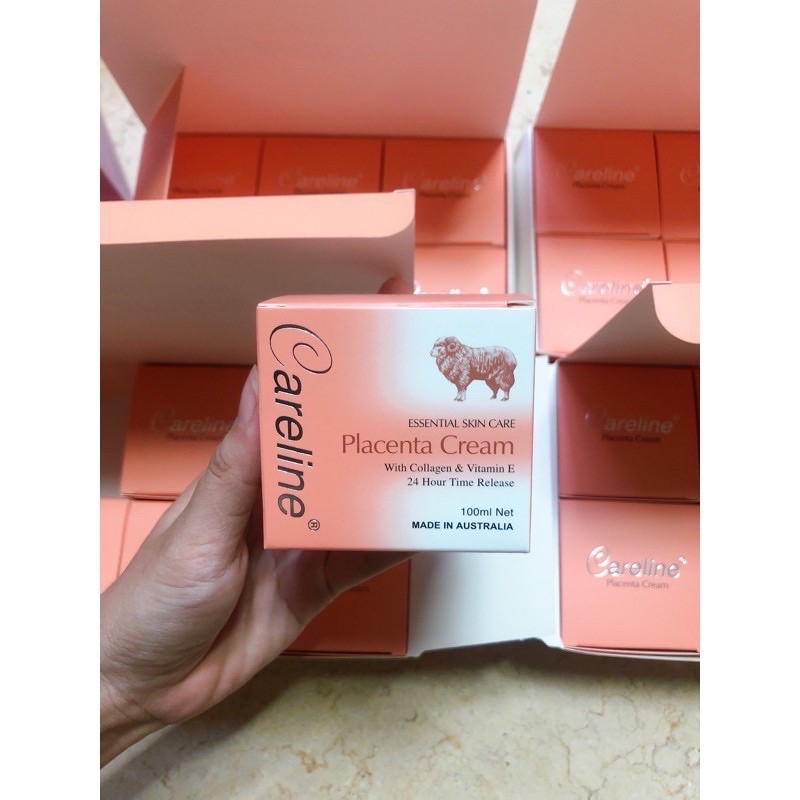 [CHÍNH HÃNG] Kem Trắng Da Nhau Thai Cừu Placenta Cream CARELINE ÚC - Dưỡng Da, Chống Lão Hóa