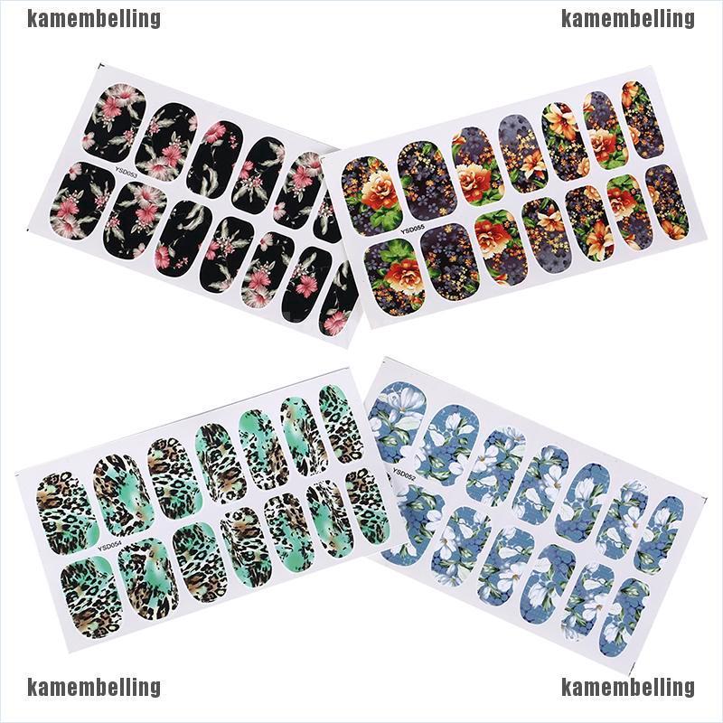 1 Tờ Miếng Dán Trang Trí Móng Tay Xinh Xắn