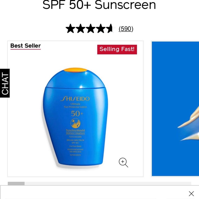 Kem chống nắng Shiseido Ultimate Sun Protection SPF 50+ Lotion 100ml Nhật Bản