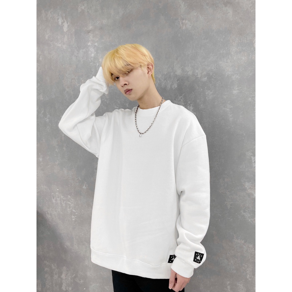 Sweater SUSTORE Áo Sweater Oversize Odin Basic, áo nỉ dài tay Unisex ODIN CLOTHING dày ấm