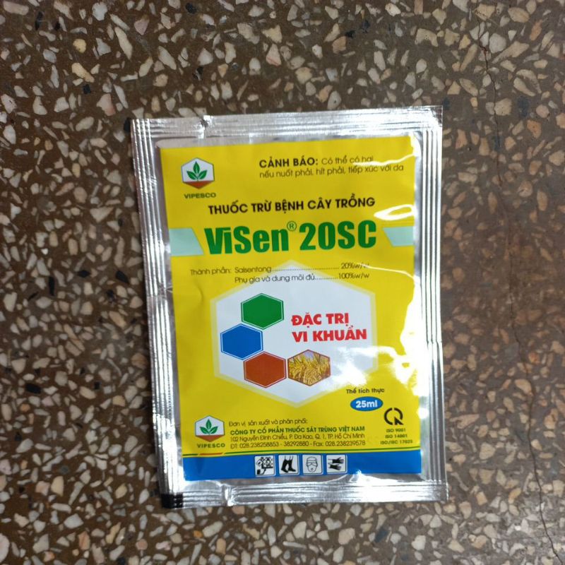 Chế phẩm trừ bệnh cây trồng Visen 20SC 25ml