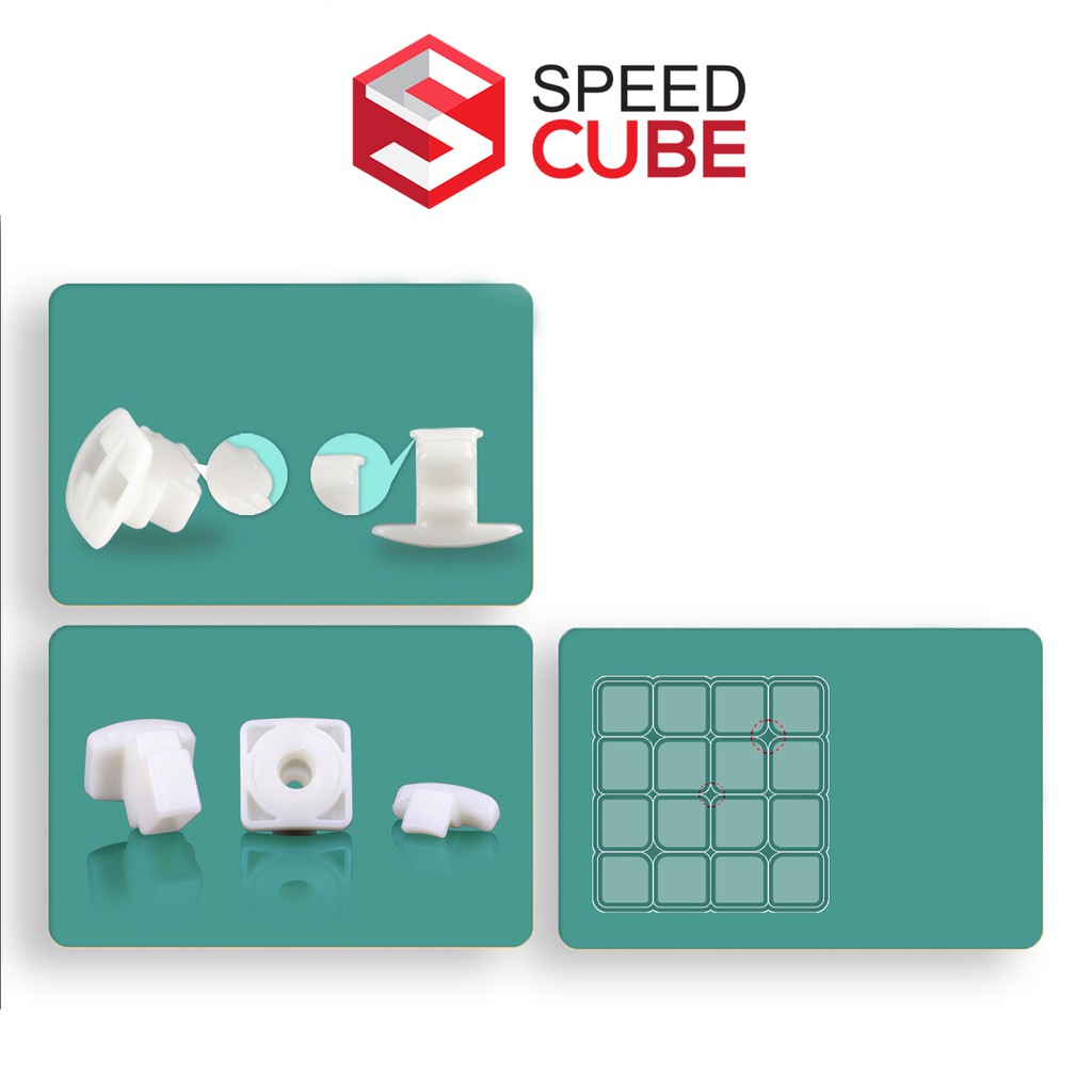 Rubik 4x4 QiYi Qiyuan W2 Viền Đen, Rubik 4x4x4 Chính Hãng QIYI - Shop Speed Cube